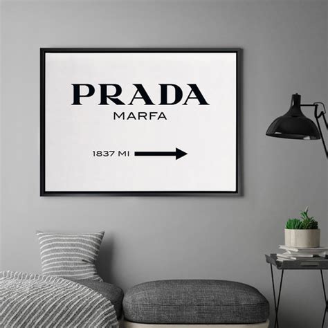 prada marfa wall decor